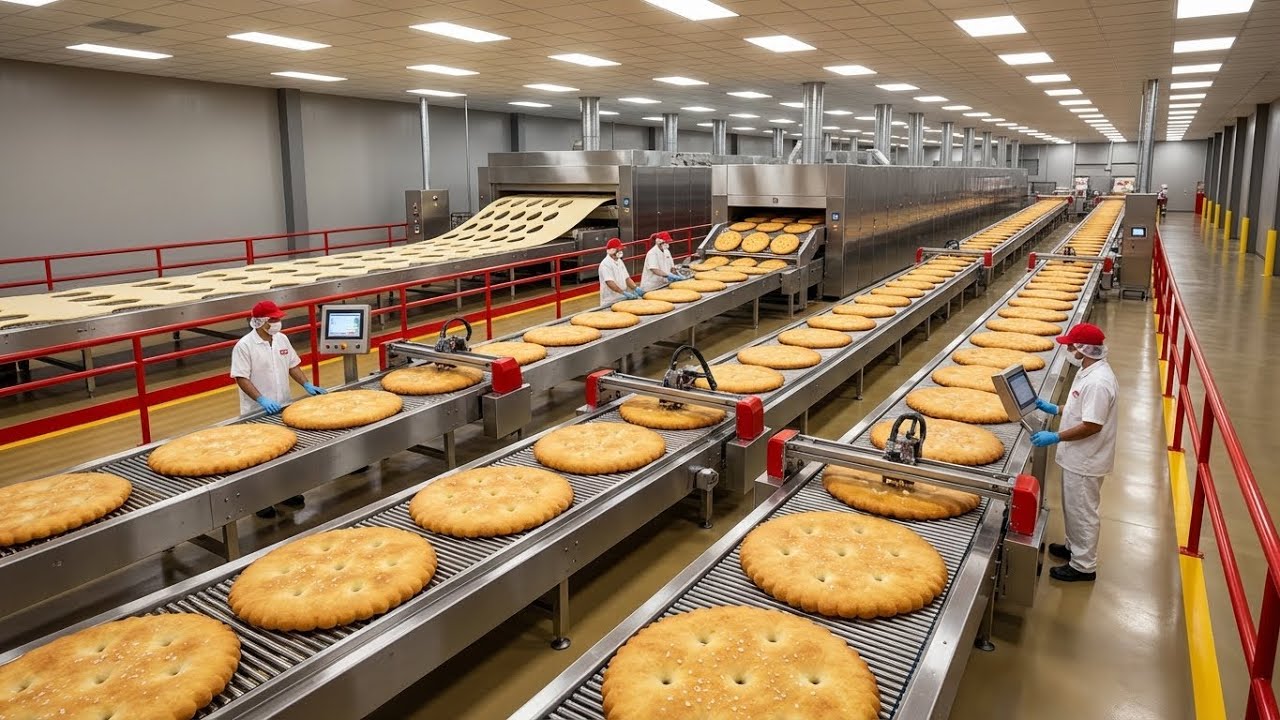 Inside a Ritz Cracker Bakery: From Wheat Dough to Iconic Buttery Crackers (Full Process)
