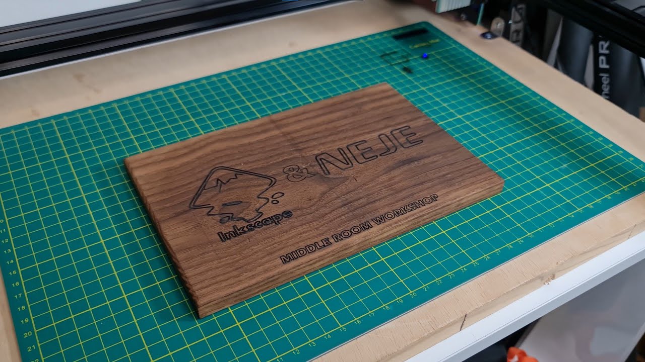 Лазерная гравировка по индивидуальному дизайну с использованием NEJE Master и Inkscape + Hint.