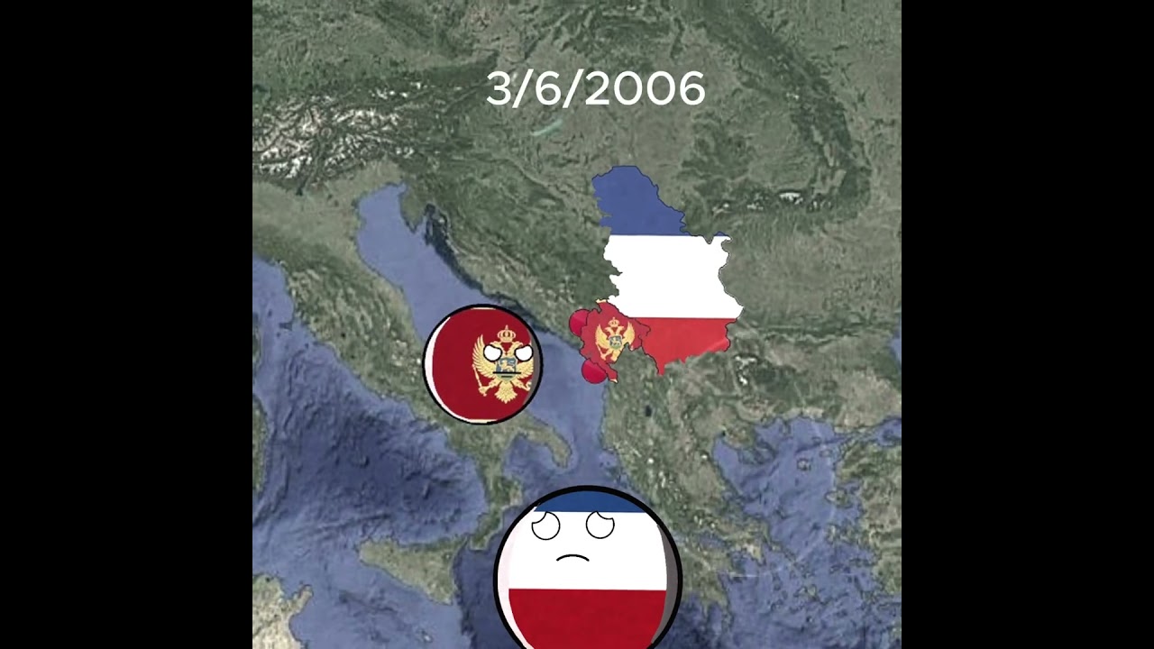 Yugoslavia disintegrated  #countryballs # #history #yugoslavia
