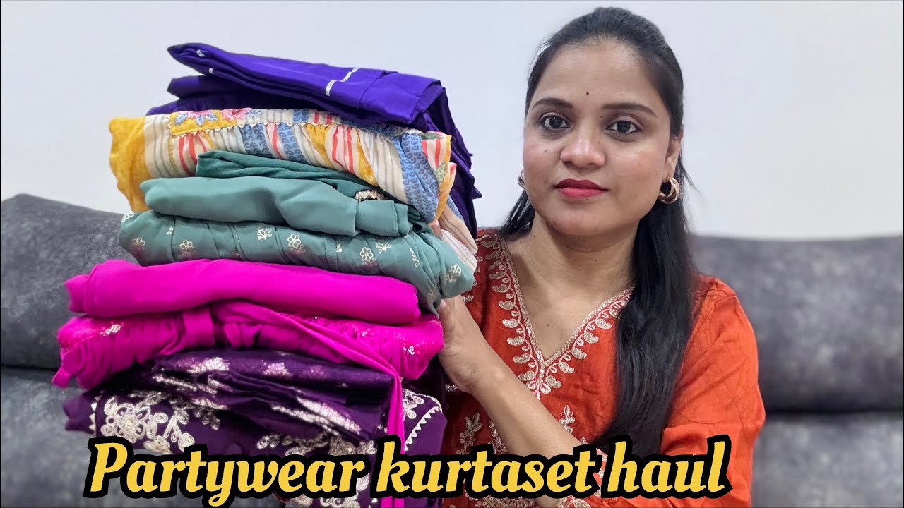 💕Kurtaset haul || festive/partywear kurtaset haul || awesome collection || must try || Janasya 💕