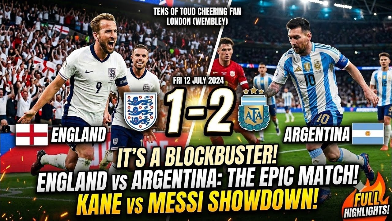 Argentina vs England 2-1 | Messi Magic! Dramatic Comeback & Full Match Highlights | World Cup 2026