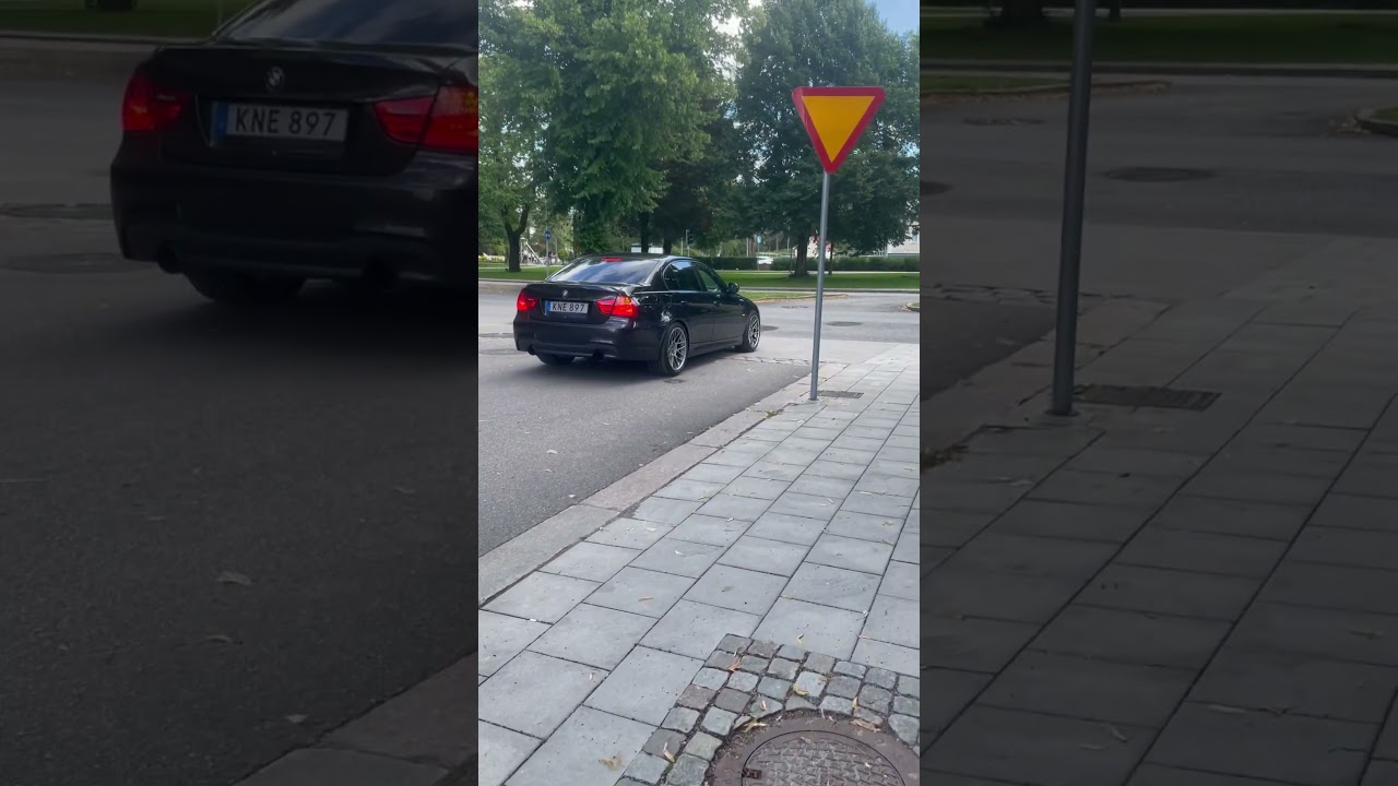 Brutal BMW 335d e90 straight pipe (USE HEADPHONE) #bmw #335d #m57 #turbodiesel