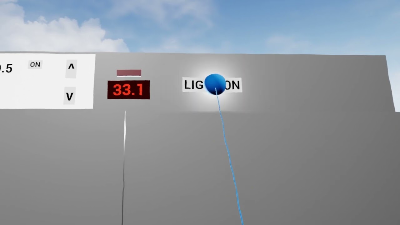 ThermoFisher VR Simulation - Incubator Buttons - Light Button