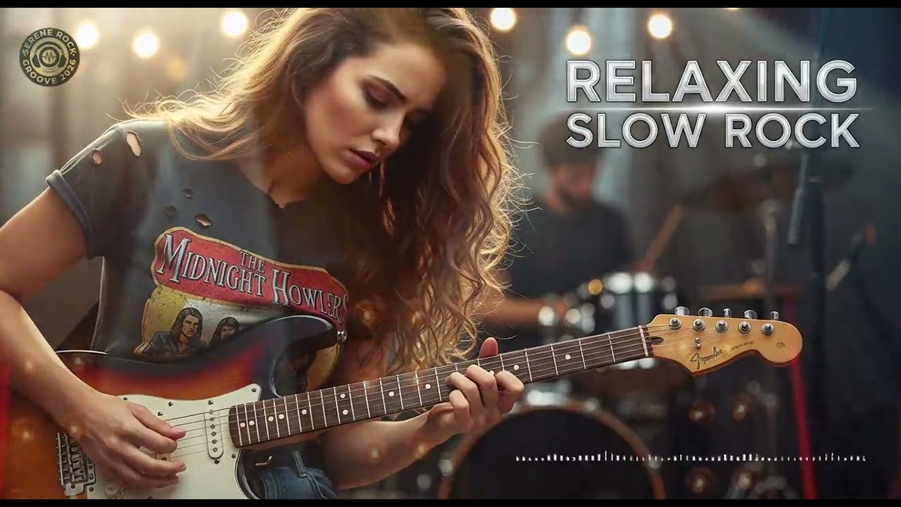 Midnight Candlelight Slow Rock | Intimate Romantic Ballads for Relaxed February Nights