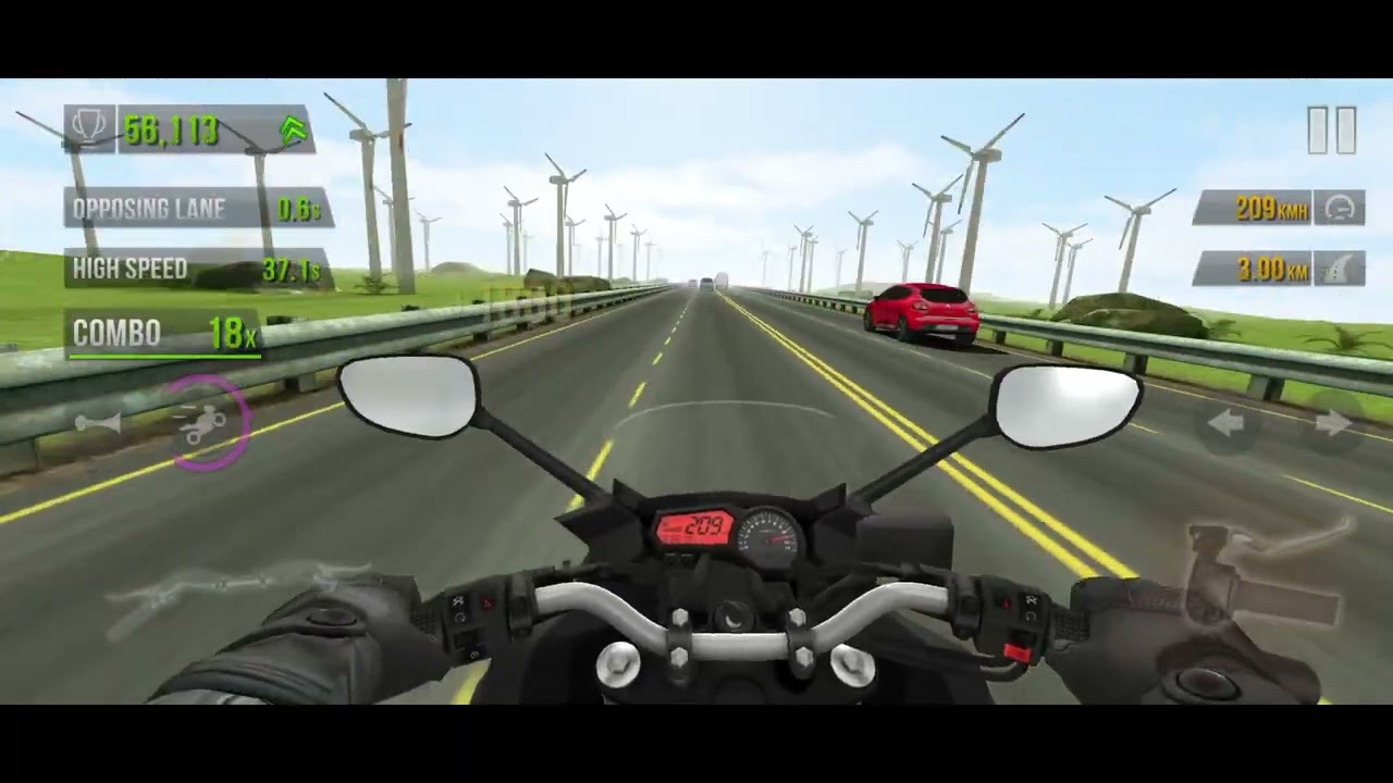 Traffic Rider Gameplay - #26 | 350k With Handlebar and 60 Combo | #trafficrider #gameplay 