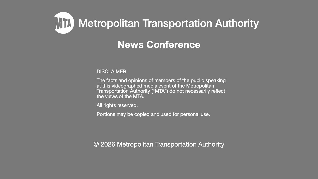 MTA News Conference - 3/13/2026