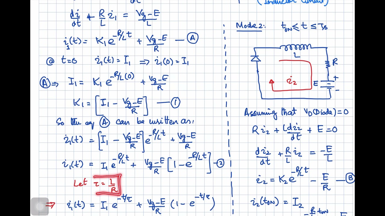 PE22: Step Down Chopper with RLE Load (CCM Analysis)