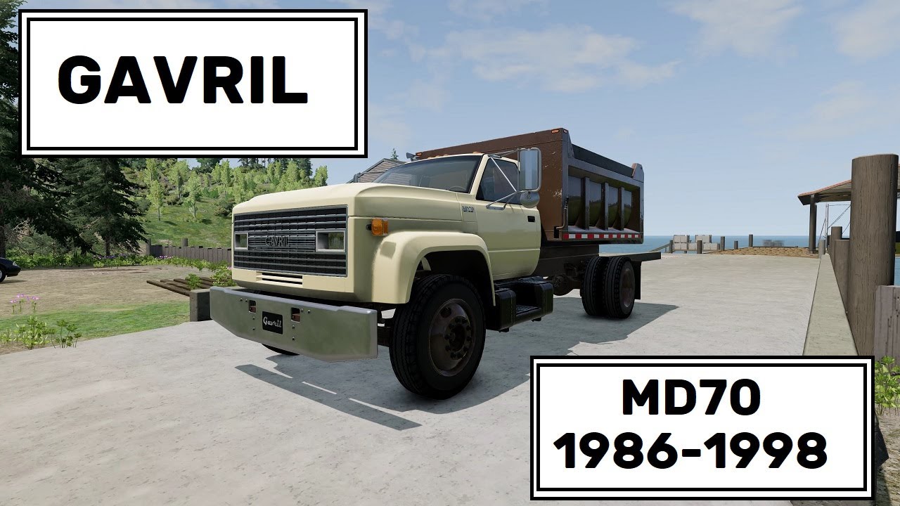 BeamNG.drive (Update 0.33) Freeroam: East Coast, USA - 1986 Gavril MD70 Dump Bed