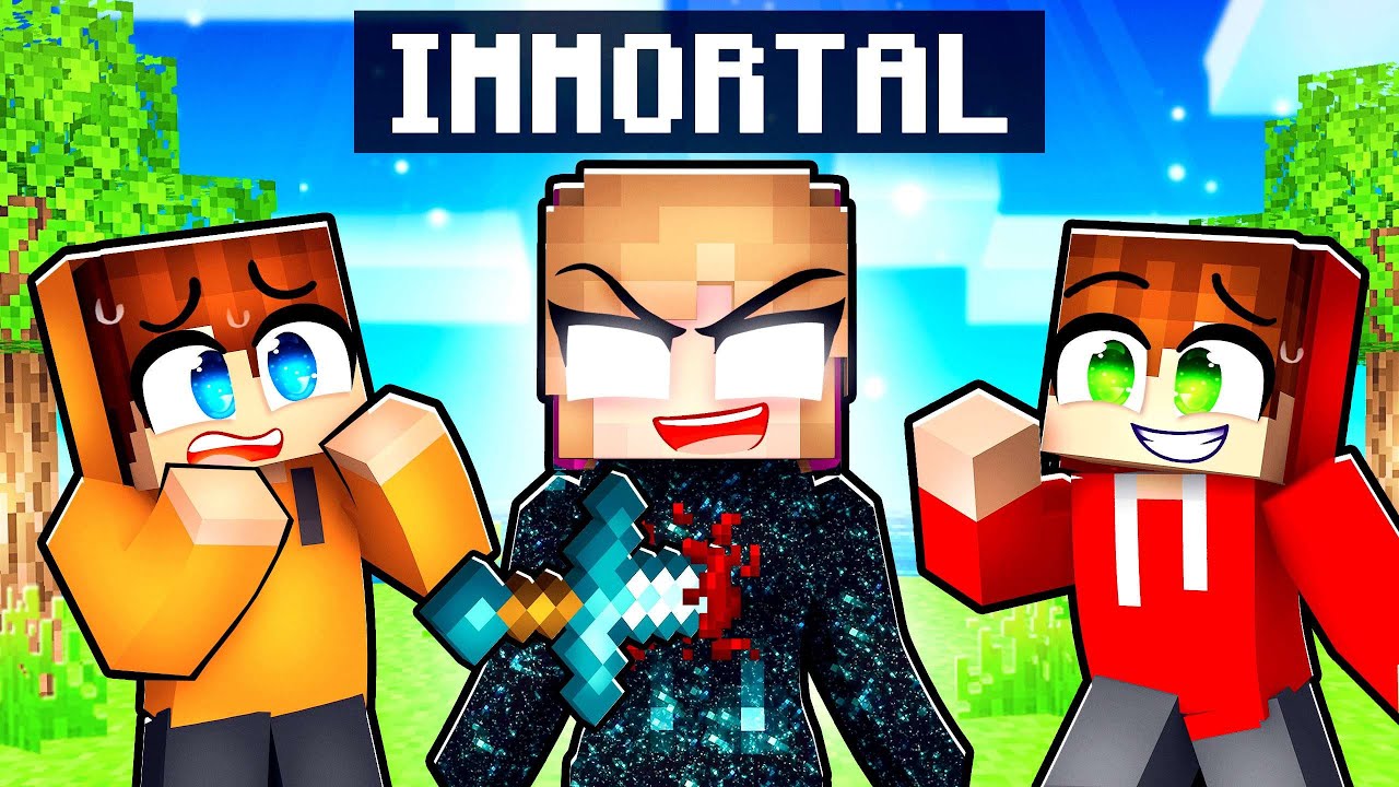 I Pranked My Friends With IMMORTALITY In Minecraft!