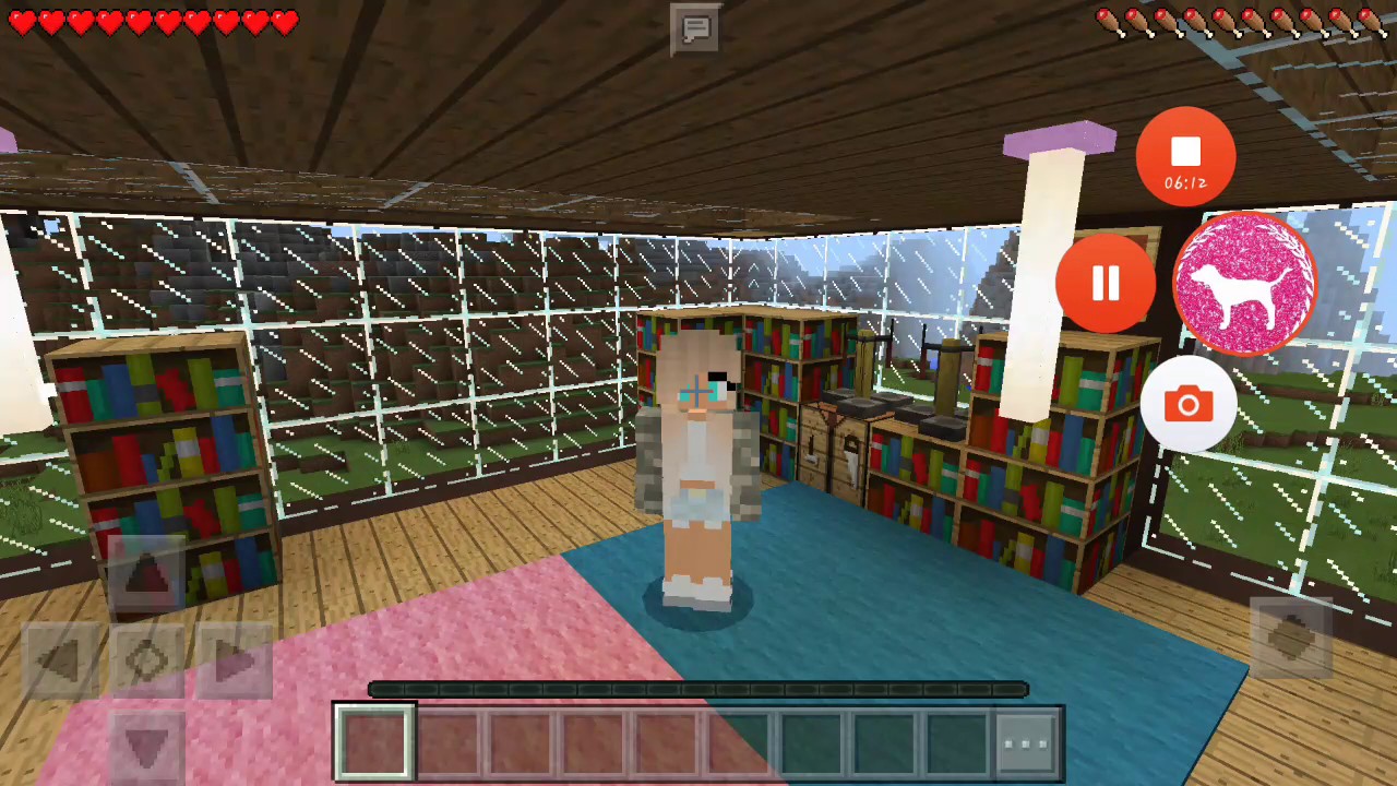 NIKKI MINECRAFT:Going To School And Meeting My Crazy Teacher Mr. Dave