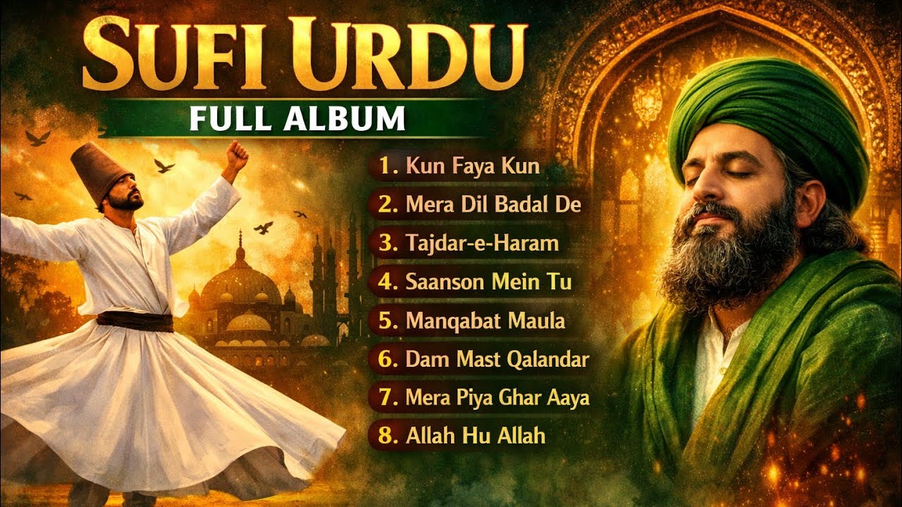 Sufi Urdu Full Album 2026 🕌 | Kun Faya Kun, Tajdar-e-Haram, Allah Hu | Best Qawwali & Sufi Songs