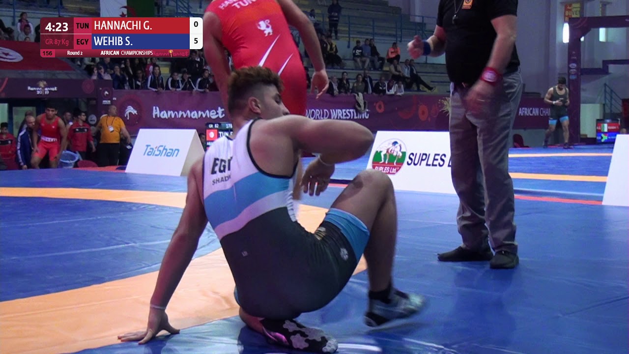 Round 2 GR - 87 kg: G. HANNACHI (TUN) v. S. WEHIB (EGY)