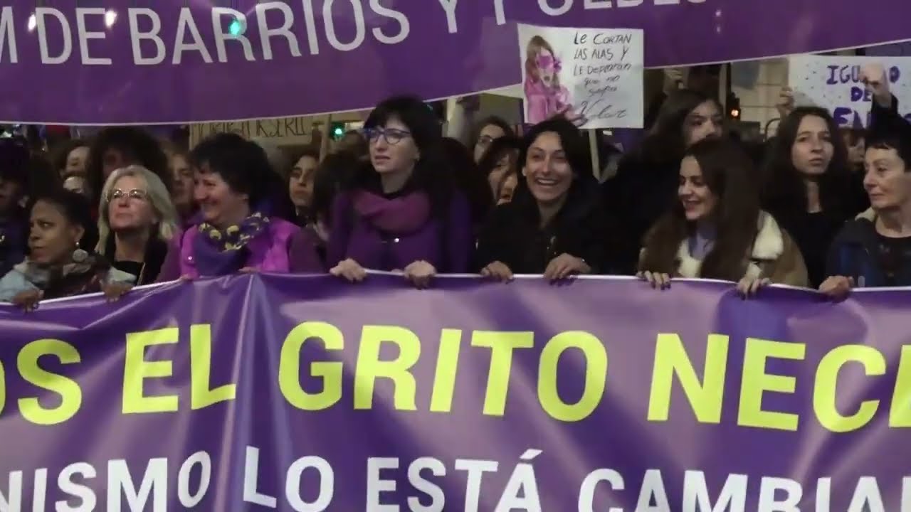 MANIFESTACIÓN por el 8M en Madrid | Mejores Imágenes