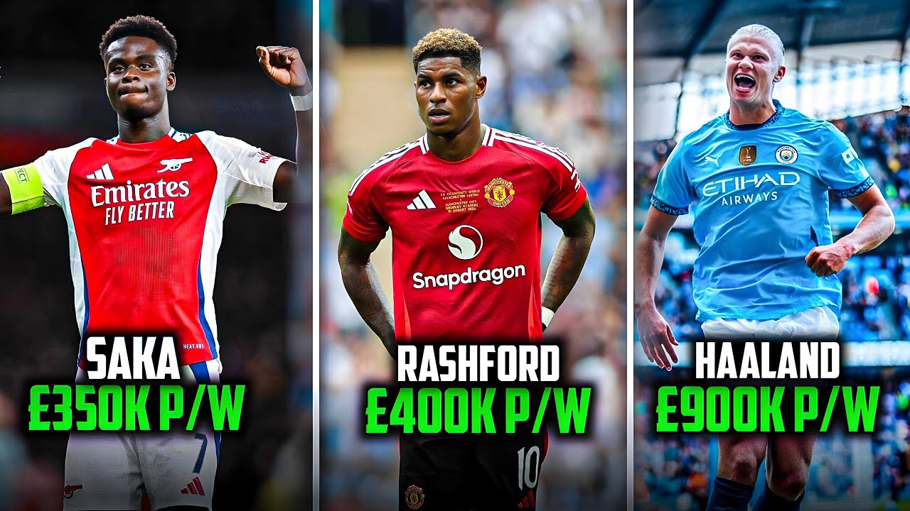 Top 10 Highest Paid Players In the Premier League 2024/25
