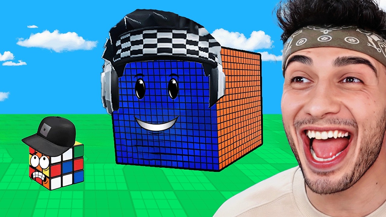 RUBİK KÜPÜ OLDUM HERKESİ YEDİM! - Roblox
