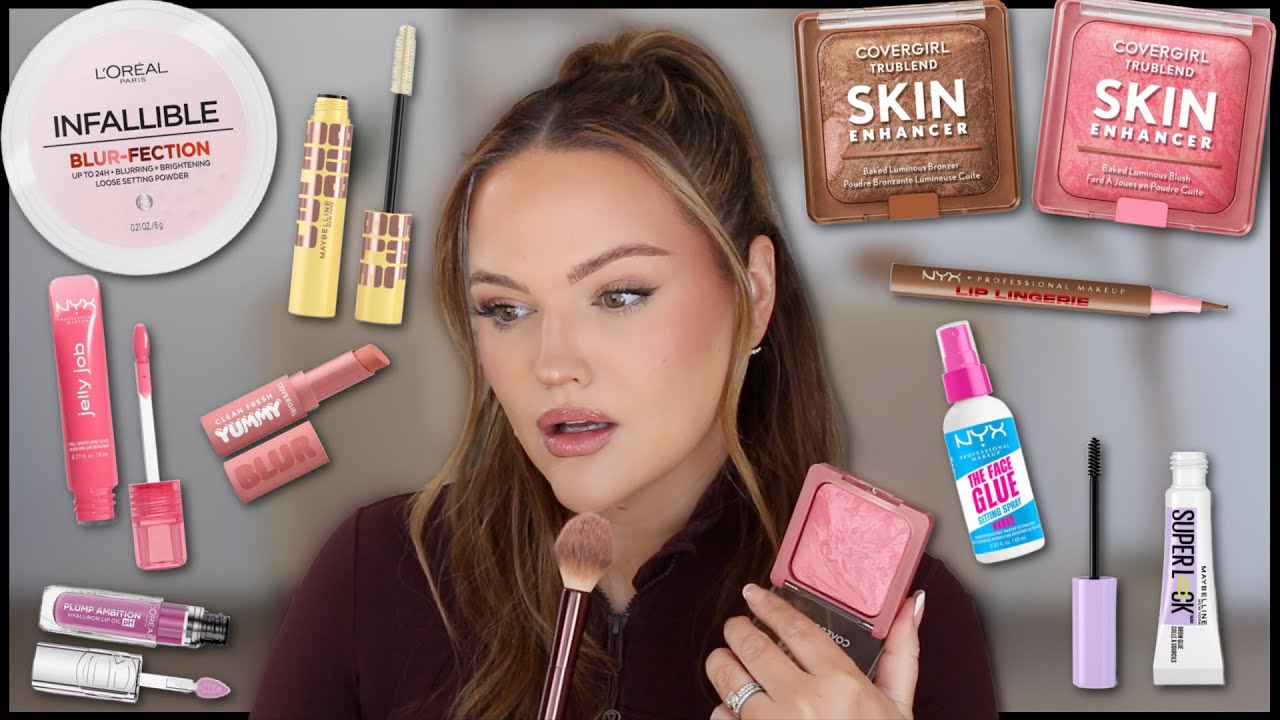 FULL FACE TRYING NEW MAKEUP... THE DRUGSTORE HAS SO MANY HITS!!!