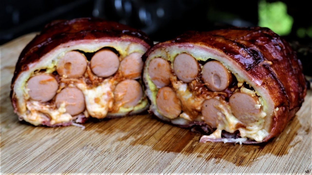Hotdog Bacon Bomb