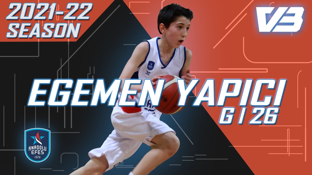 Egemen Yapıcı 2021-22 Season Highlights | Anadolu Efes U12