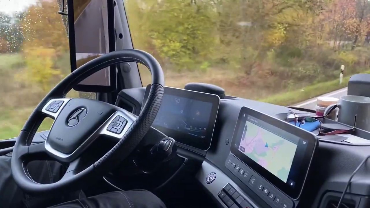 Mercedes Benz new Actros MP5 2019 Active Drive Assist (fast) autonomes fahren PPC Trucker Anleitung