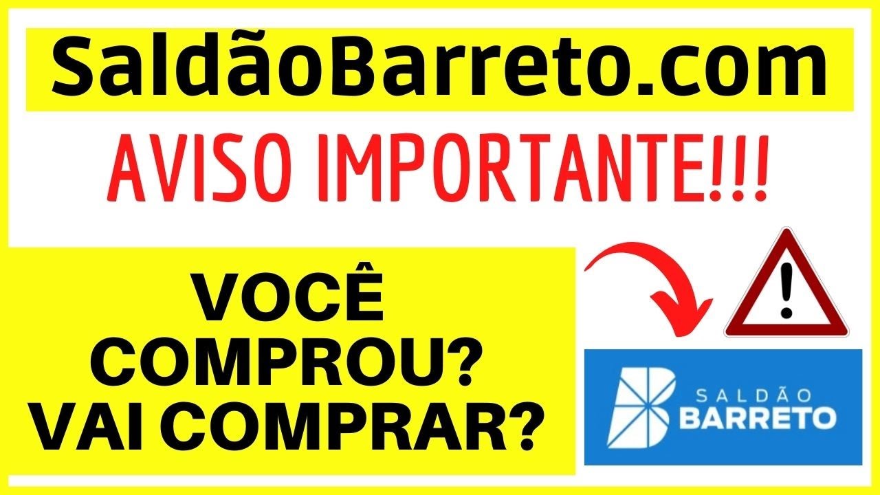 Sald&atilde;o Barreto - Alerta Sobre o Site saldaobarreto.com | Sald&atilde;o Barreto &eacute; Confi&aacute;vel? Reclame Aqui