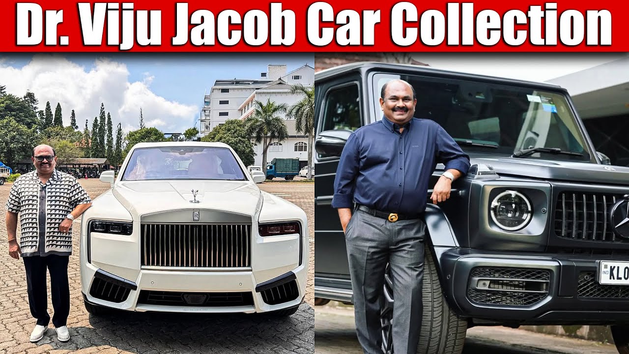 Dr. Viju Jacob Car Collection - 1st Rolls Royce Cullinan II - Ferrari Roma and Many