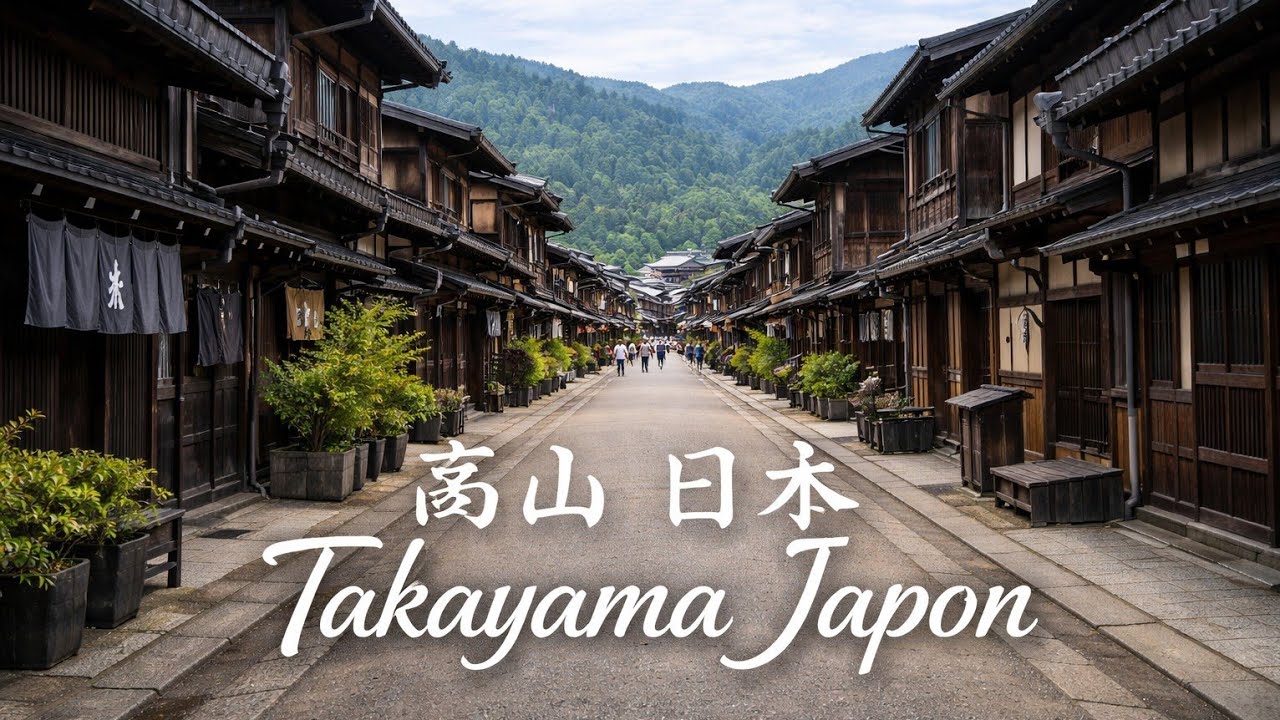 Такаяма, Япония 🇯🇵 Прогулка по историческим улицам Санмати Судзи и Такаяма Дзинья | Япония