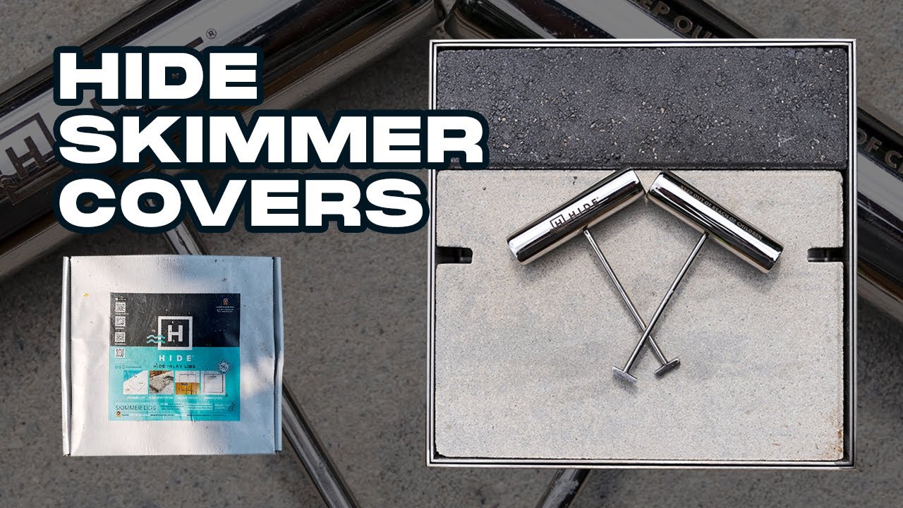 Pool Coping Options & Hide Skimmer Lid Installation