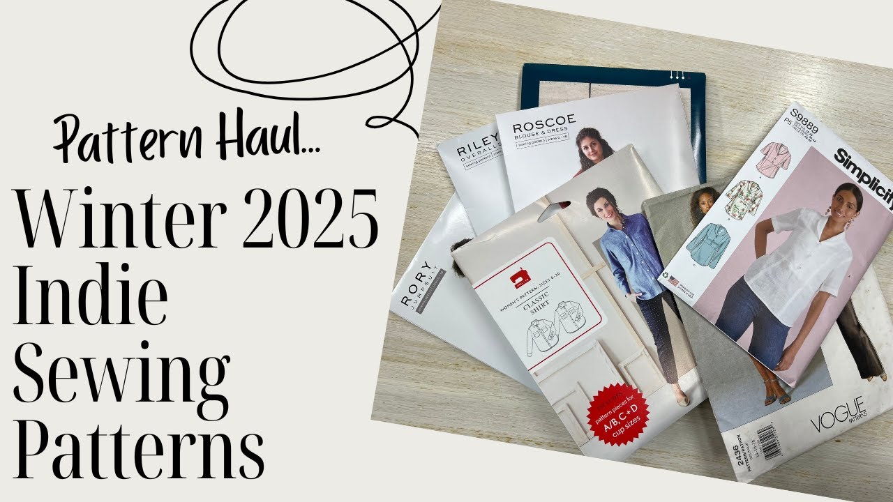 Winter 2025 Indie Pattern Haul