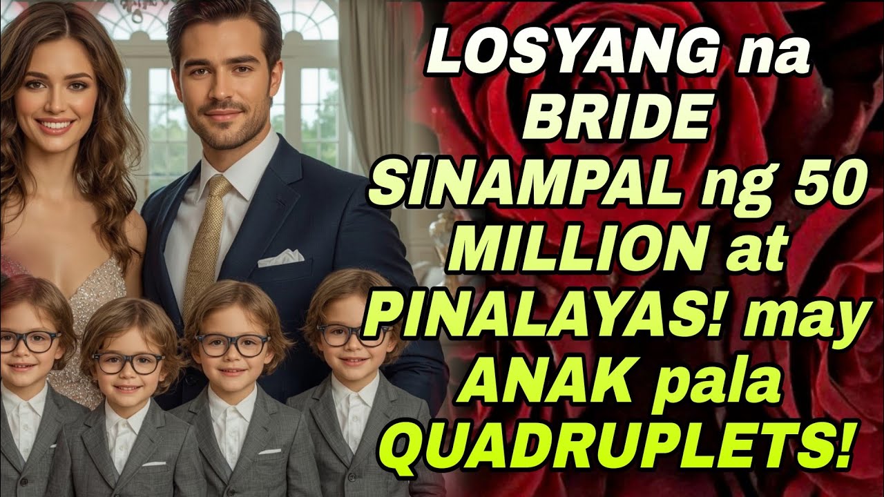 LOSYANG na BRIDE SINAMPAL ng 50 MILLION at PINALAYAS! may ANAK pala QUADRUPLETS!