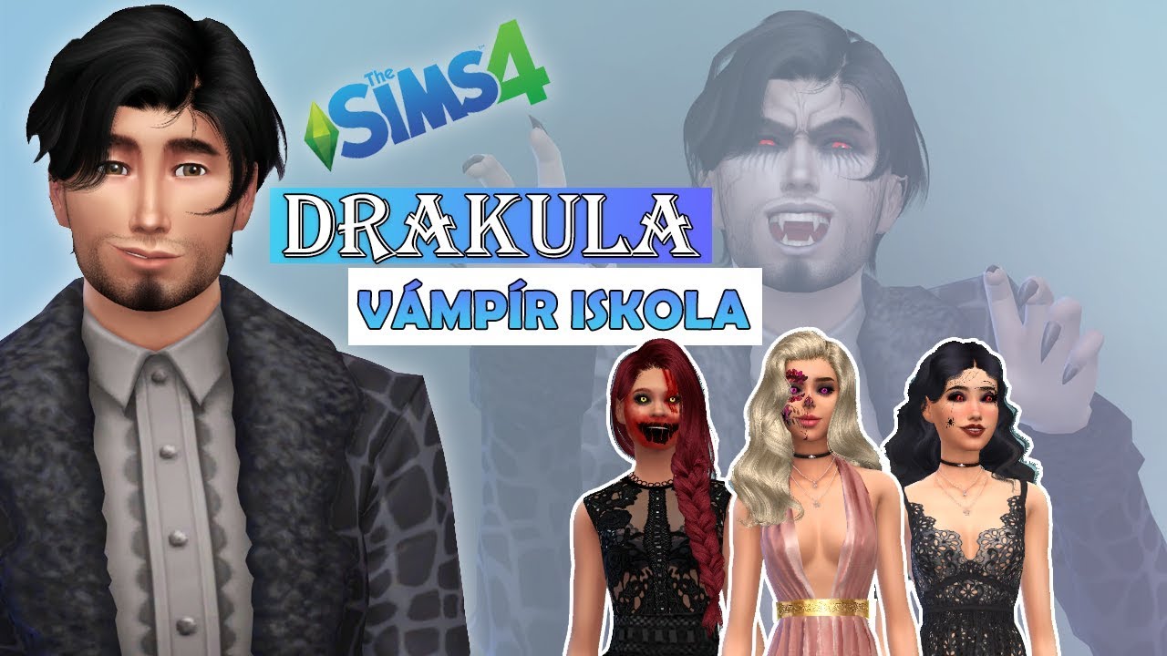 Drakula 🦇 Vámpír Iskola 1. rész | The Sims 4: Halloween Hét 2. nap