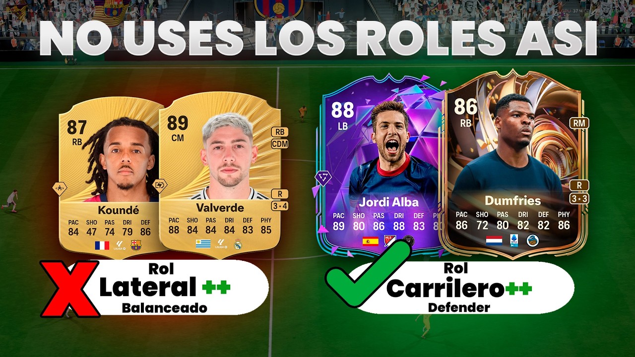 GU&Iacute;A ROLES FC26 | LOS 5 ROLES M&Aacute;S CHETADOS PARA DOMINAR EL CAMPO