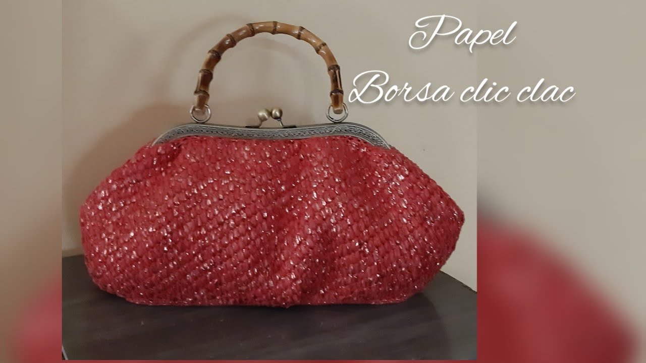 PAPEL Clic clac /borsa clic clac uncinetto