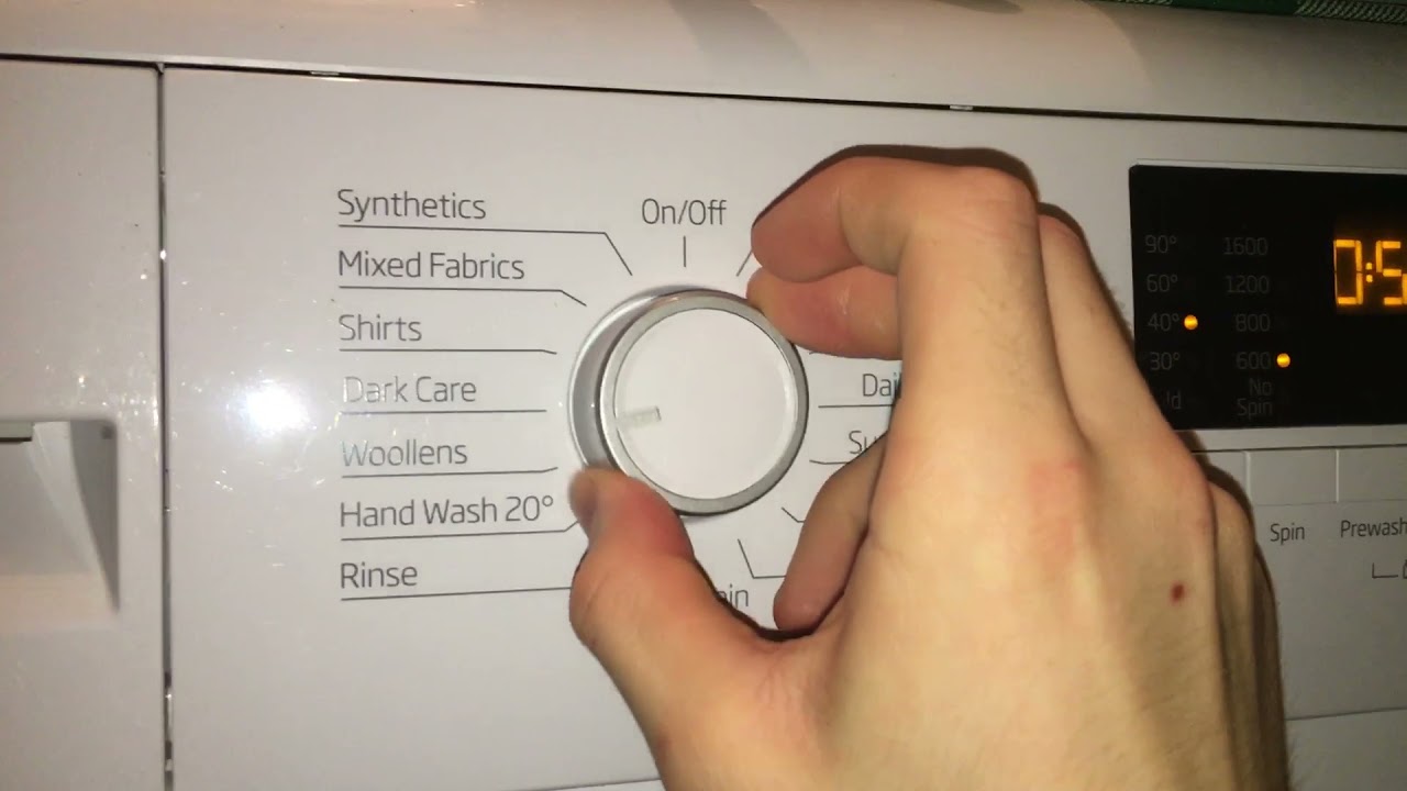 Beko WM74165W Washing Machine - Overview + All Programs & Options.