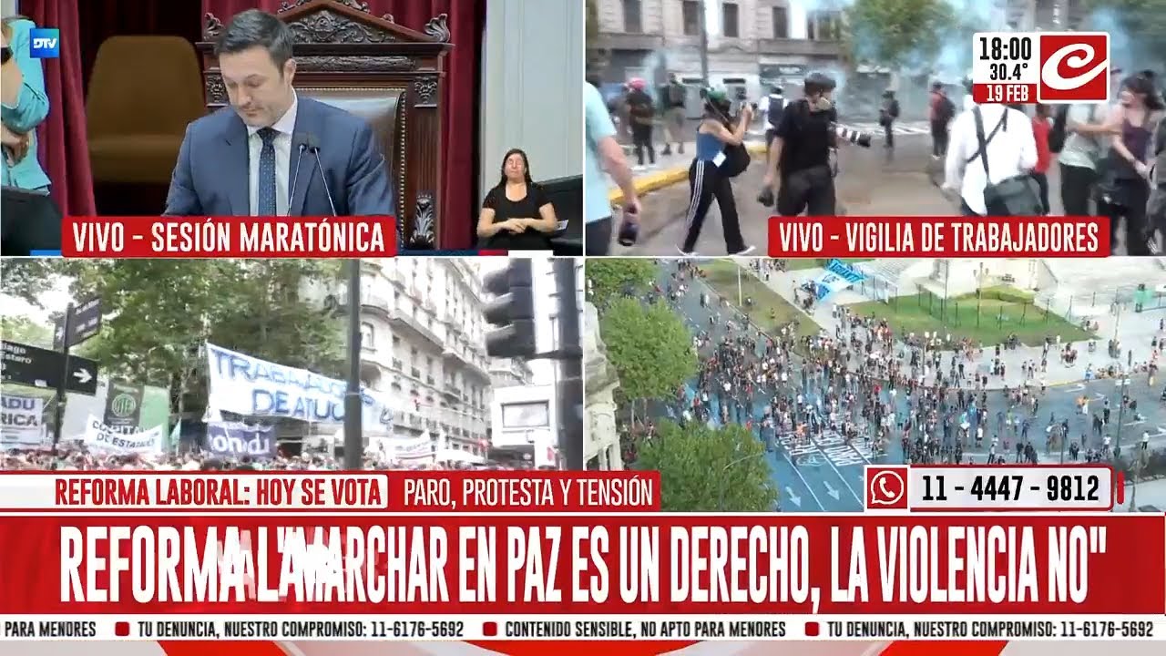 Hugo Moyano contra la reforma laboral: 