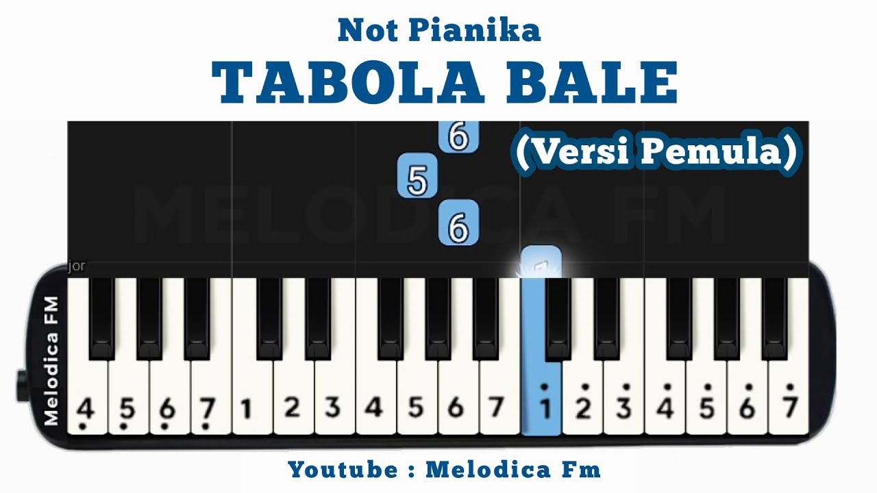 Tabola Bale (Versi Pemula) | Not Pianika + MIDI