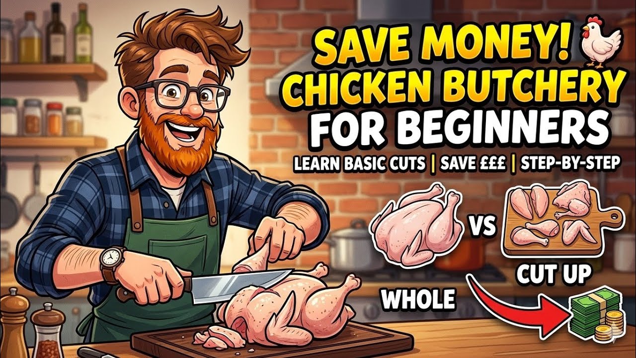 Ep 2: Basic Butchery Of A Chicken To Save You Money!