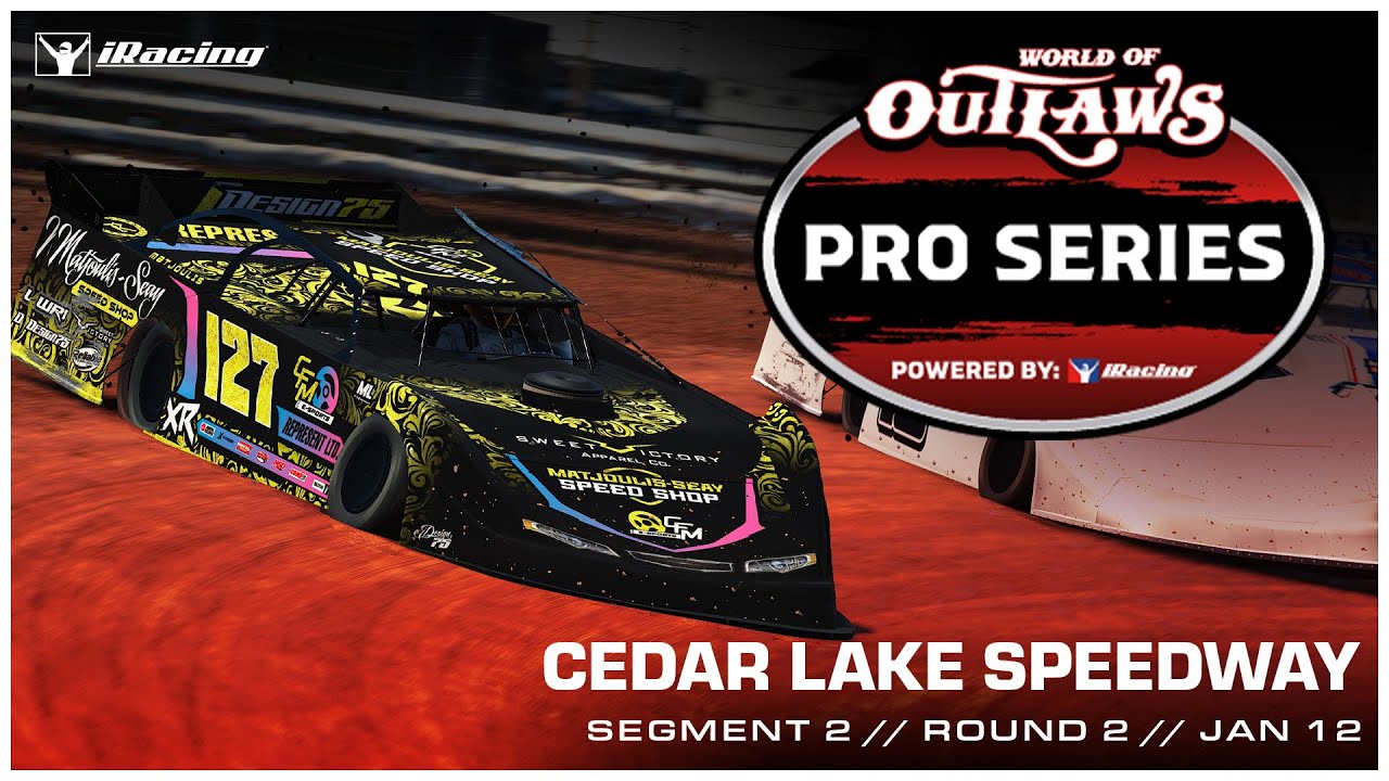 World of Outlaws Pro Series Powered by: iRacing | Round 7 | Cedar Lake Speedway