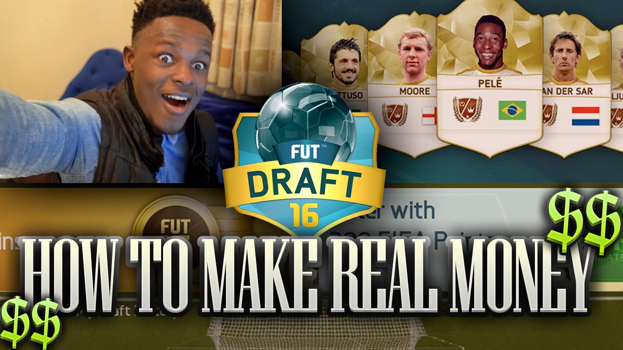 FIFA 16 - HOW TO MAKE REAL MONEY ON FUT DRAFT!! - FIFA 16 ULTIMATE TEAM!!