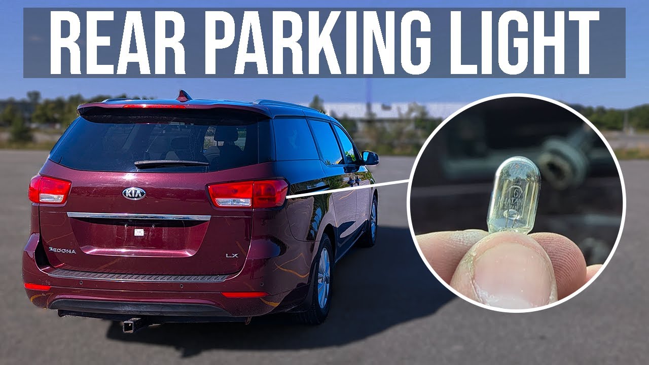 How to Replace Rear Parking / Side marker Light Bulb - Kia Sedona (2015-2021)