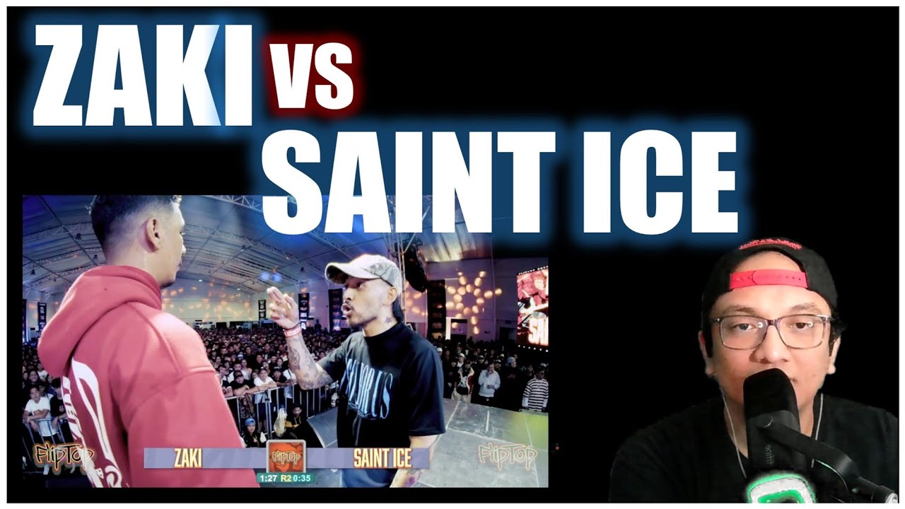 ZAKI vs. SAINT ICE - FLIPTOP - ISABUHAY 2025 - RAP BATTLE - REACTION!