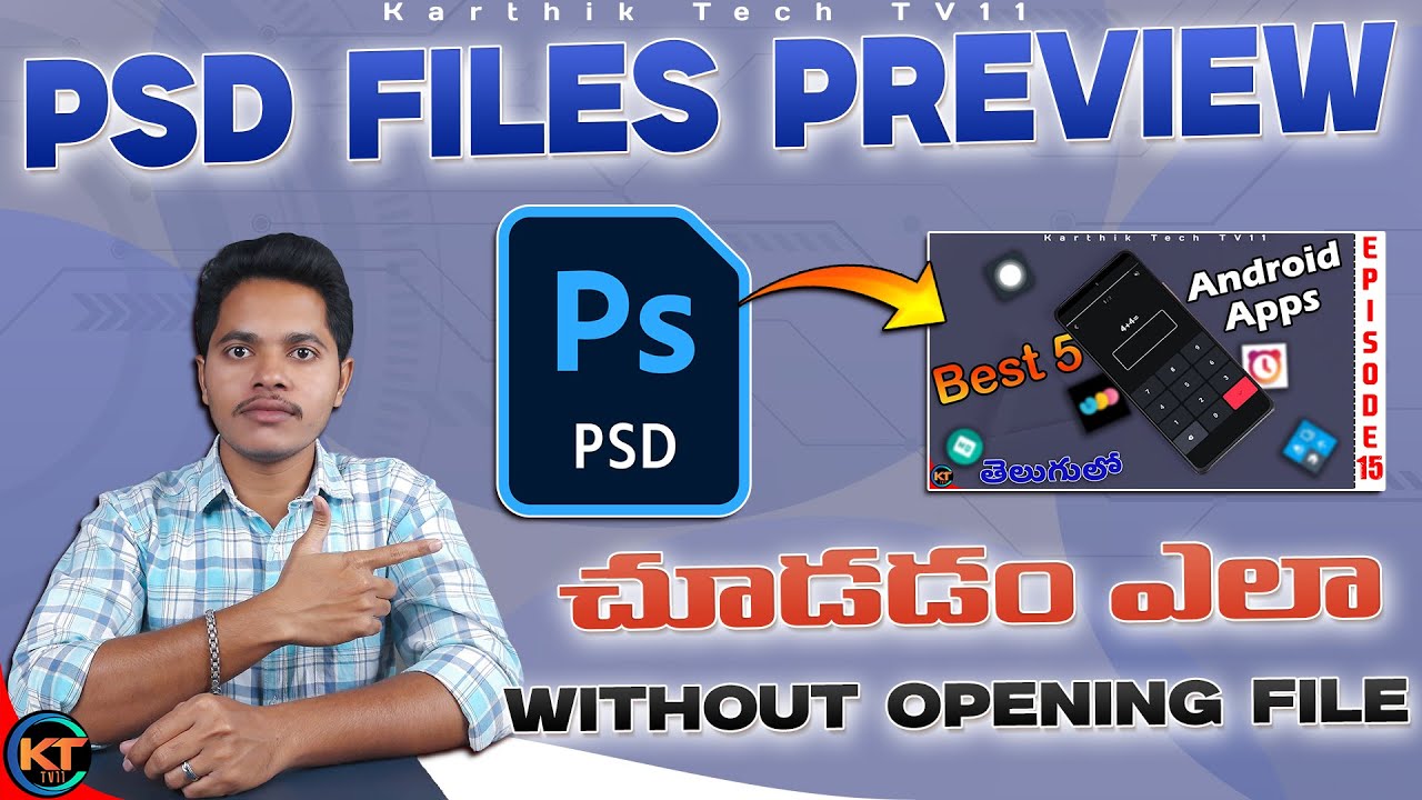 How to See PSD File Thumbnails in Windows | Easy Method
