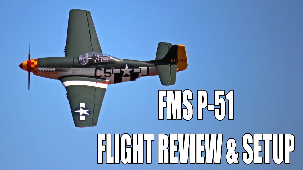 Ремонт пенопластового Warbird Ep4 — обзор и настройка полёта FMS P-51