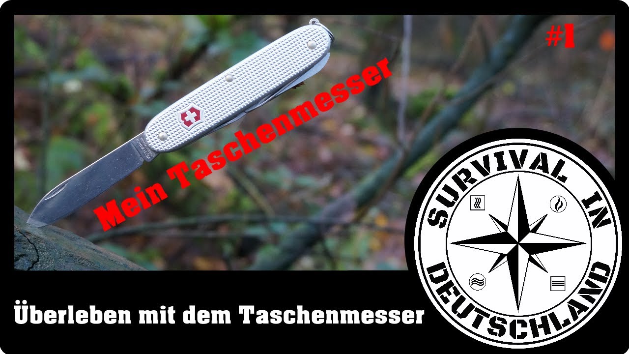 Überleben mit dem Taschenmesser #1 mein EDC Taschenmesser (Victorinox Alox Farmer)
