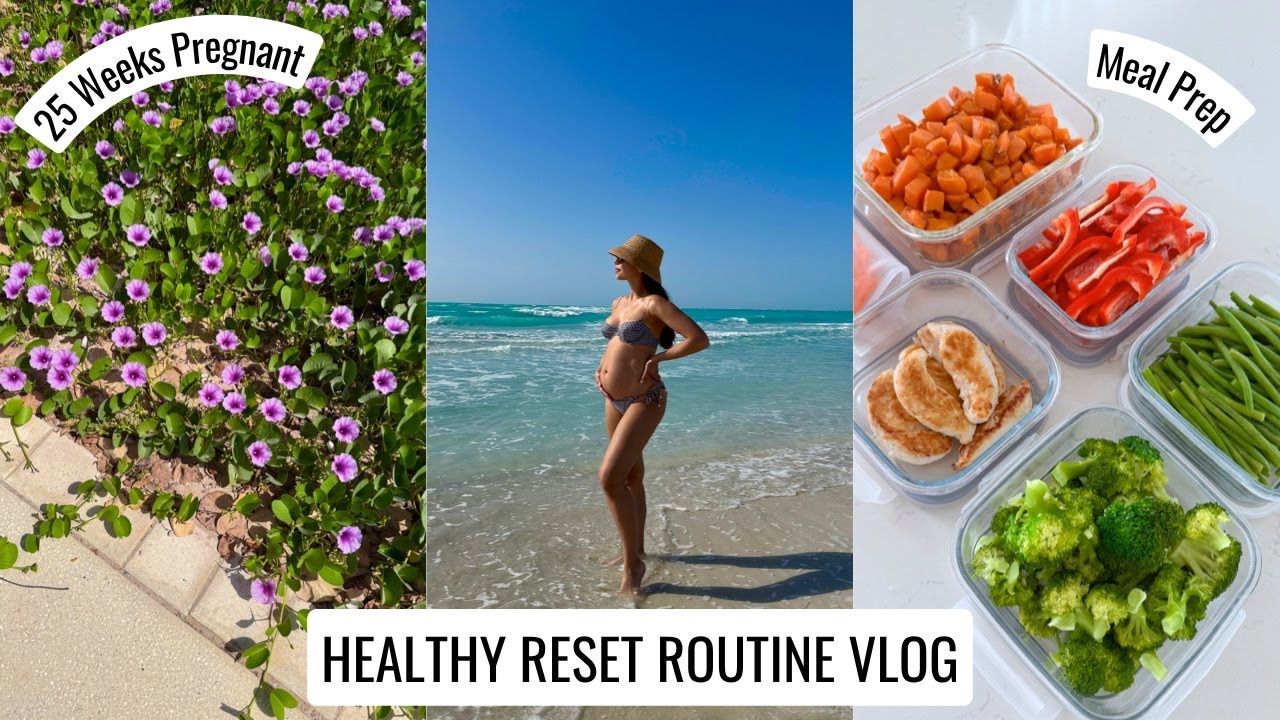VLOG | Our Abu Dhabi Vacation, Healthy Meal Prep & Workout Routine | Annie Jaffrey