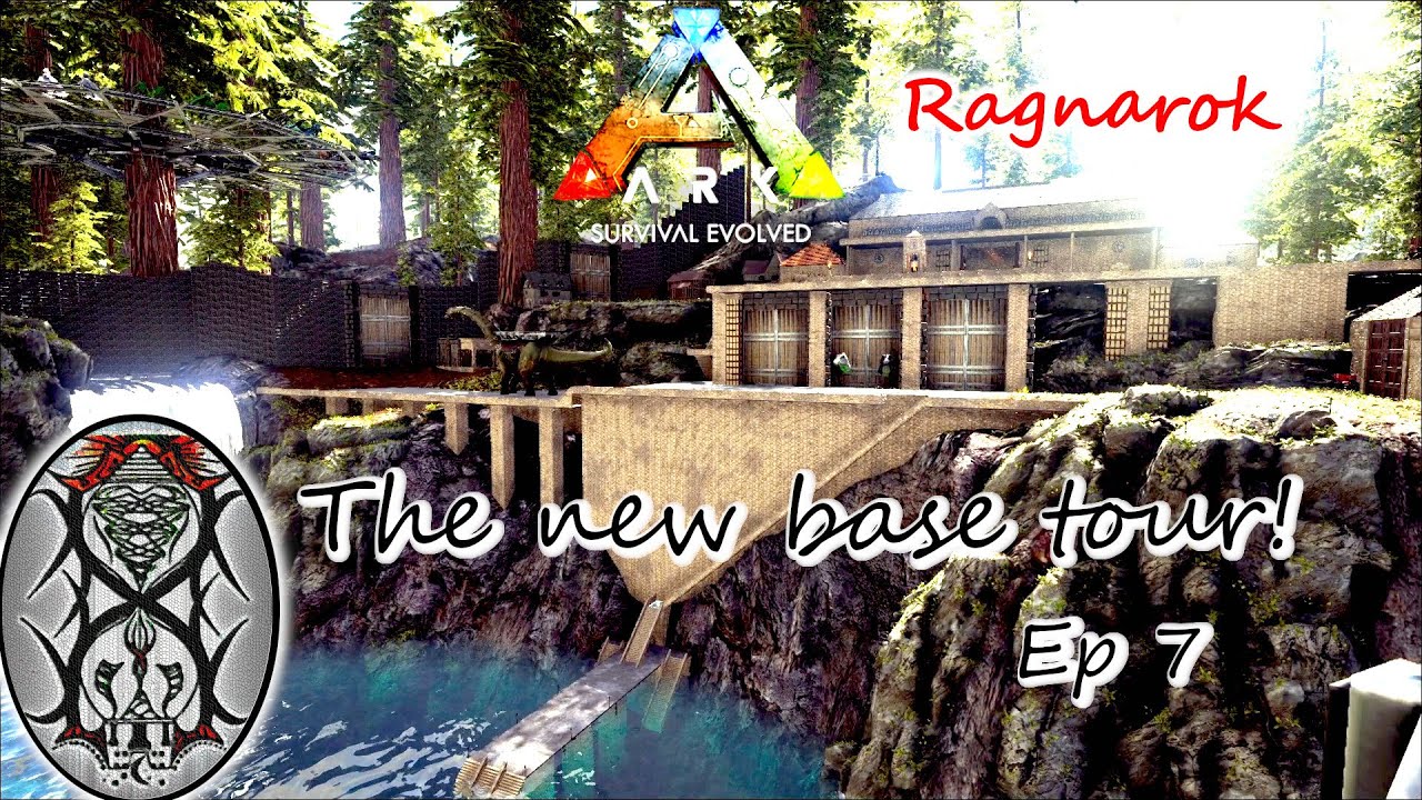 Ragnarok New base tour!  Let's Play ARK: Survival Evolved ep7