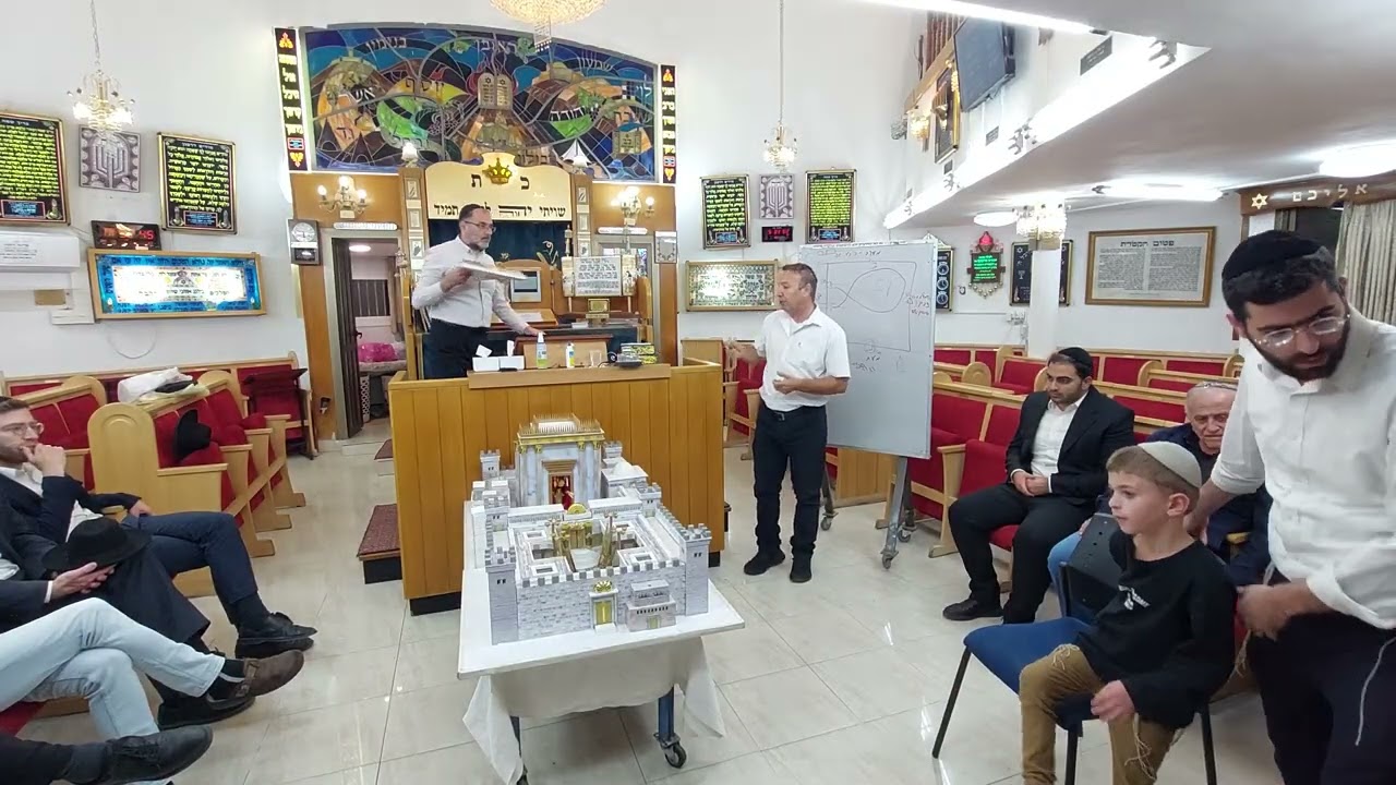 משה אסייג הרצאה בית המקדש.. שכונת גילה בית הכנסת אוהבי שלום. 20.11.25