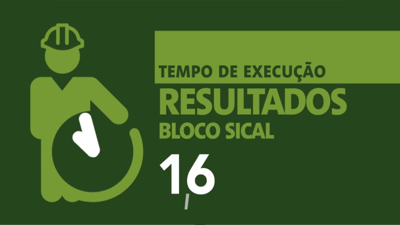 Comparativo de produtividade com blocos DVG Sical