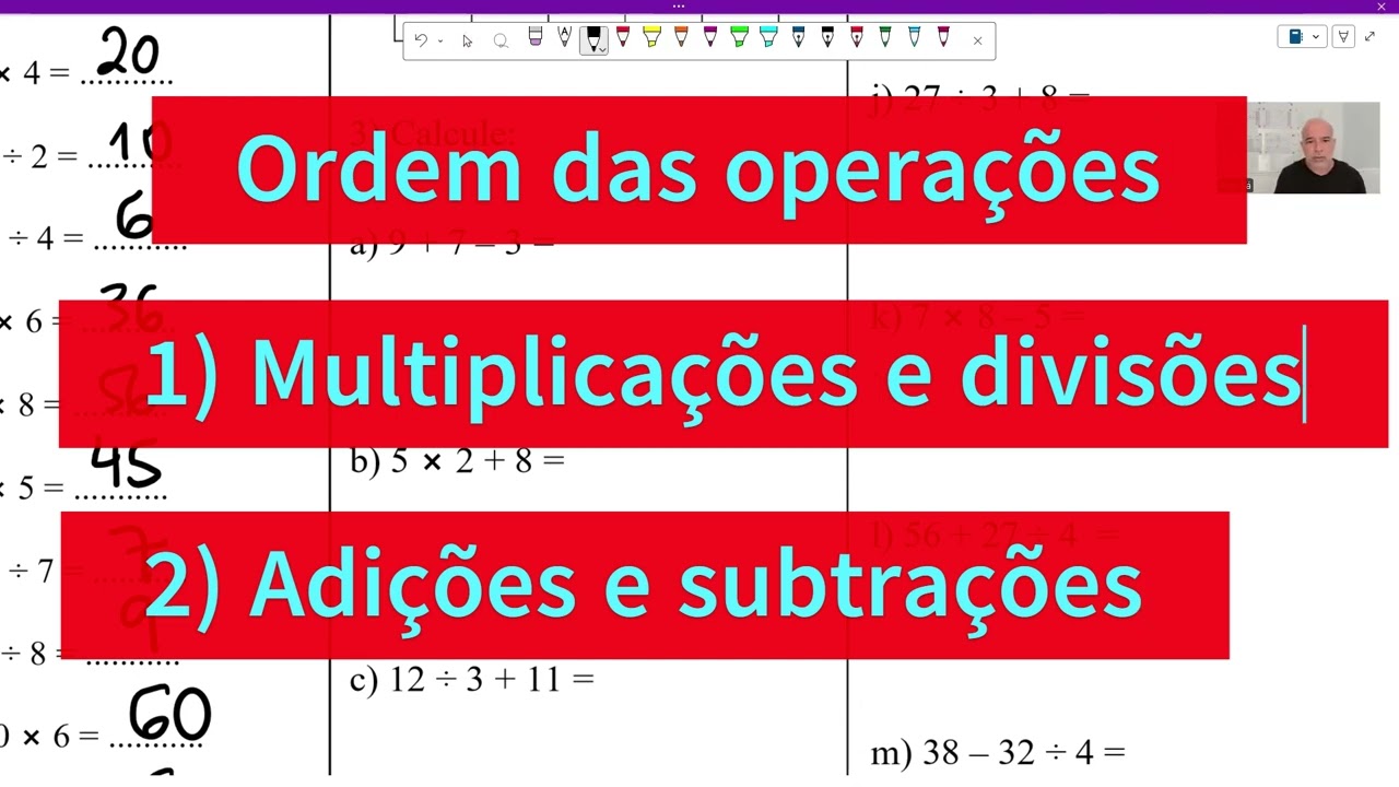 Expressões Numéricas Simples