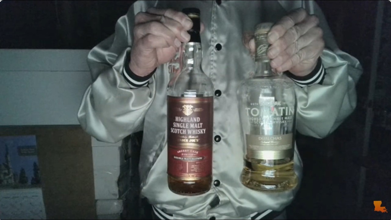 Trader Joe's Highland Sherry Cask Finish vs. Tomatin Dualchas (Legacy)
