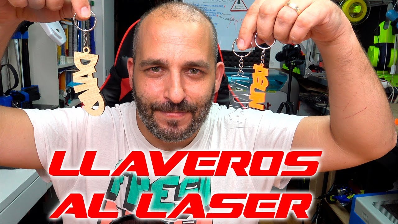 Llaveros con tu nombre - Con corte láser